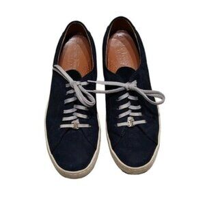 Salvatore Ferragamo Sport Dark Blue Suede Sneakers 6